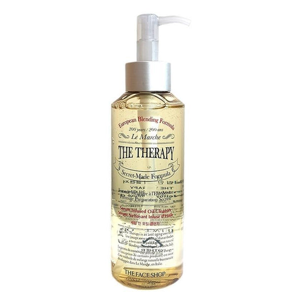 [THEFACESHOP] THE THERAPY SERUM INFUSED OIL CLEANSER 225ML