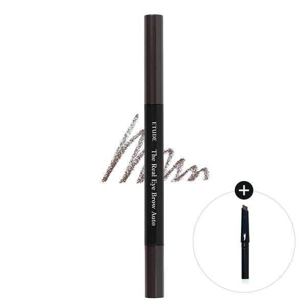 [ETUDEHOUSE] THE REAL EYE BROW AUTO PENCIL -01 GREY