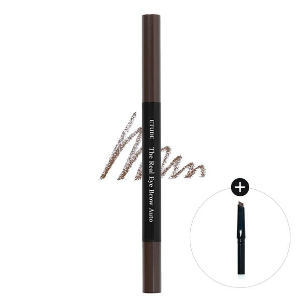 [ETUDEHOUSE] THE REAL EYE BROW AUTO PENCIL -03 DARK BROWN