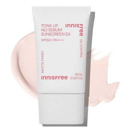 [INNISFREE] TONE UP NO SEBUM SUNSCREEN SPF50+ PA++++ 60ML