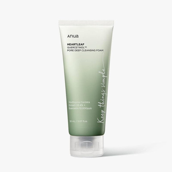 [ANUA] HEARTLEAF QUERCETINOL PORE DEEP CLEANSING FOAM 150ML - KOYU BEAUTY & CO