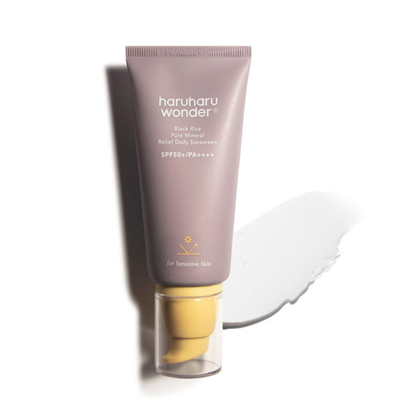 [HARUHARU WONDER] BLACK RICE PURE MINERAL RELIEF DAILY SUNSCREEN SPF50+ 50ML