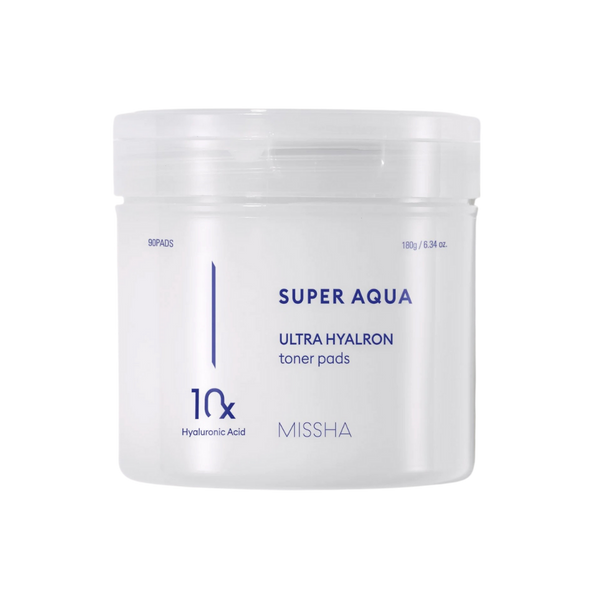 [MISSHA] SUPER AQUA ULTRA HYALRON TONER PADS 180G/ 90PCS